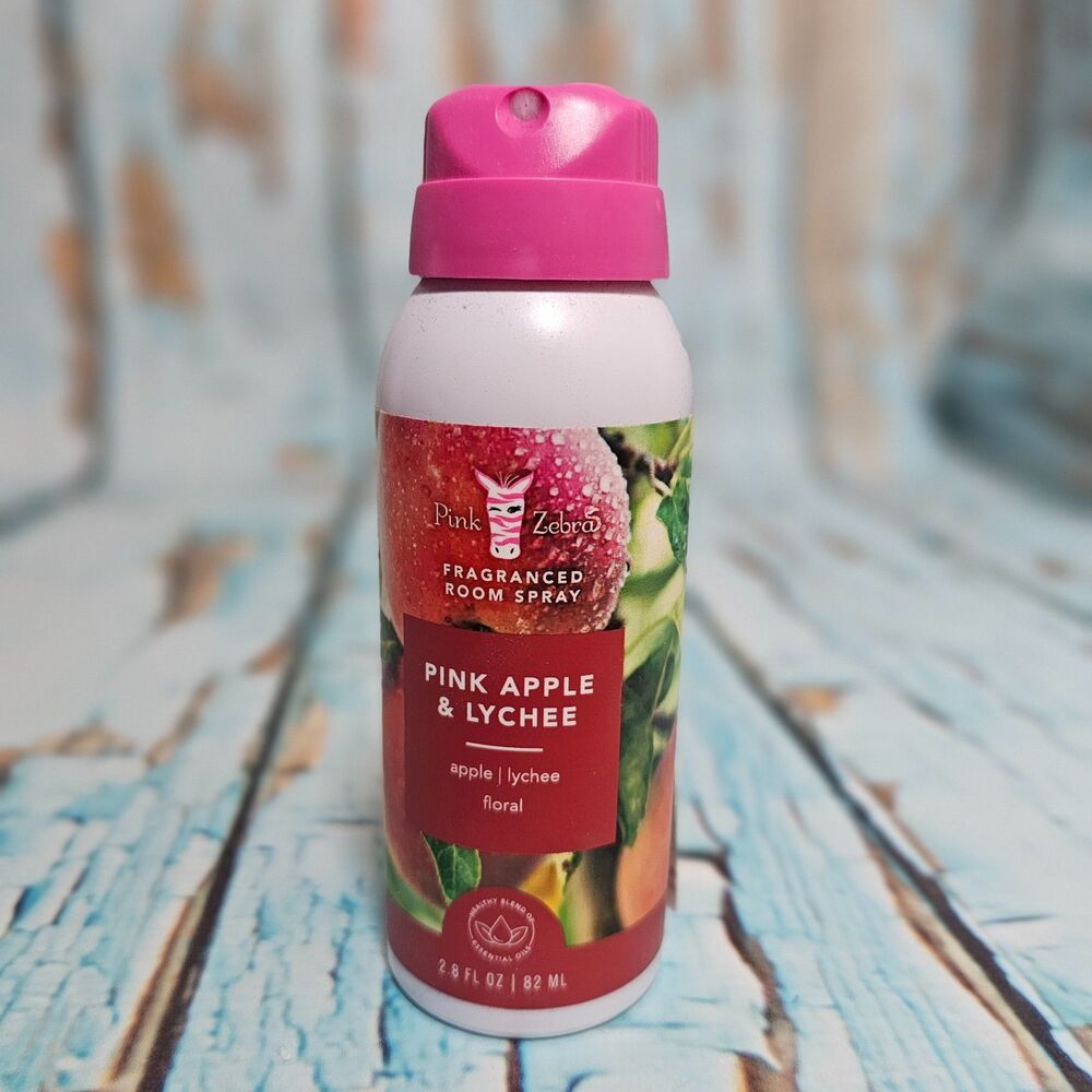 Pink Zebra Pink Apple & Lychee Room Spray 2.8 oz NEW Fresh Floral Home Fragrance